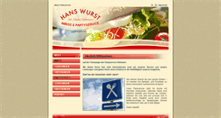 Desktop Screenshot of hanswurst-partyservice.de